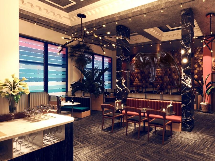 Nyx Hotel London Holborn By Leonardo Hotels Esterno foto The interior of the restaurant